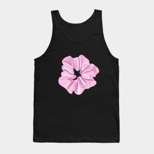 Pink Scrunchie Tank Top